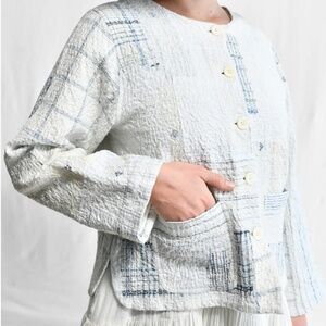 Maku Textiles Boro Patched Kantha Jacket NWOT Size S/M